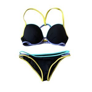 Victoria secret underwire bikini set sz 34 DD and medium
